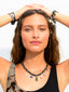 SHIMMERING SHELLS BRACELET (GREY/SILVER) - Venessa Arizaga