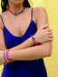 SUNKISSED SHORES BRACELET (PINK AND PURPLE) - Venessa Arizaga