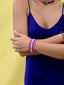 SUNKISSED SHORES BRACELET (PINK AND PURPLE) - Venessa Arizaga