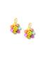 MINI HAPPY FLOWER EARRINGS (RAINBOW TIE-DYE) - Venessa Arizaga