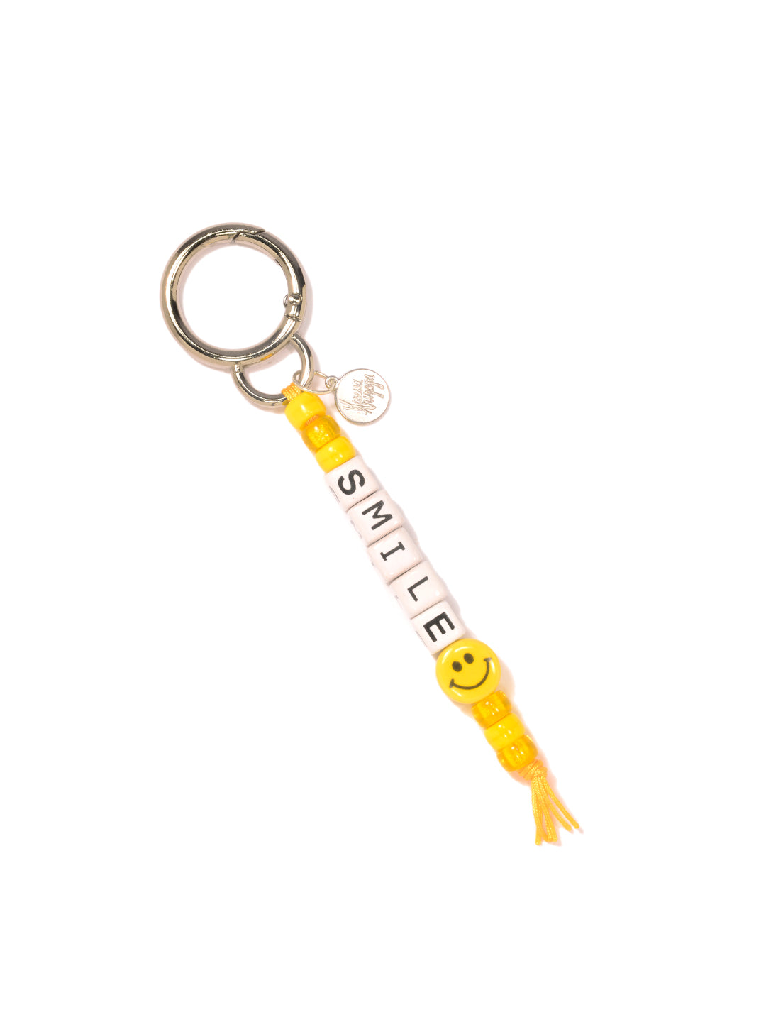 SUGAR RUSH BAG/KEY CHARM (SMILE) - YELLOW HAPPY KEYCHAIN – Venessa