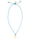 PEACE OUT LEATHER NECKLACE