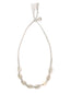 Venessa Arizaga Seaside Serenade Necklace (Silver) - An adjustable silver necklace with metal and natural shell charms.