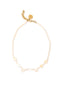 Venessa Arizaga Wish Upon A Pearl Necklace -  A gold plated brass necklace with freshwater pearl charms and mother of pearl icon charms: star, butterfly, peace sign, cloud, smiley, daisy, heart