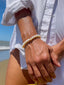 SHIMMER & SMILE FRESHWATER PEARL BRACELET