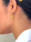 MINI CONCH SHELL EARRINGS (GOLD)