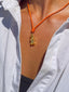 GUMMY BEAR LEATHER NECKLACE