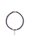 LOG JAMMIN' BRACELET BLACK & GOLD BRACELET - Venessa Arizaga
