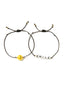 SMILE BRACELET SET (BLACK)